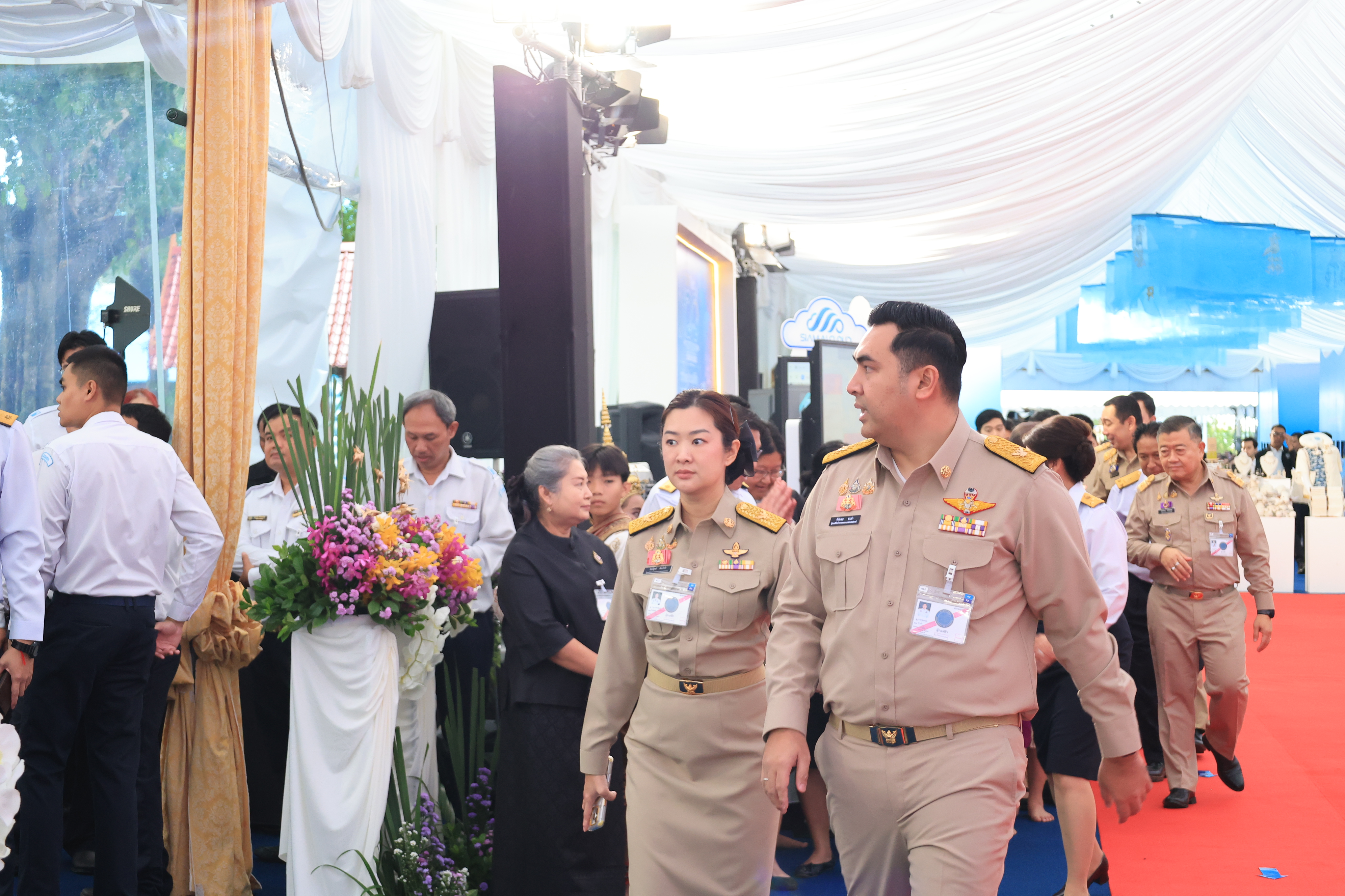 title - สำนักงานการปฏิรูปที่ดินเพื่อเกษตรกรรม ร่วมเฝ้าฯ รับเสด็จ สมเด็จพระกนิษฐาธิราชเจ้า กรมสมเด็จพระเทพรัตนราชสุดาฯ สยามบรมราชกุมารี เสด็จเป็นองค์ประธานเปิดงาน “วันสถาปนากรมประมง ครบรอบ 100 ปี”
